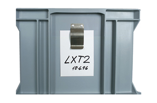 Rivetable Label Clip